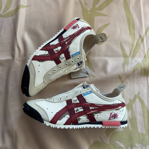 Onitsuka Tiger Mexico 66 Slip-On 'Birch Dark Cherry' - Picture 3 of 9